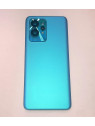 Tapa trasera o tapa bateria azul para Realme GT2 Pro mas cubierta camara