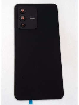 Tapa trasera o tapa bateria negra para Vivo V23 5G V2130 mas cubierta camara premium