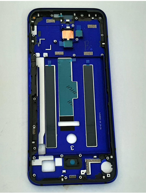 Carcasa central o marco azul para ZTE Nubia Play 5G NX651J calidad premium