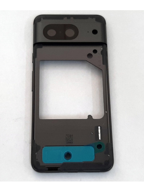 Carcasa central o marco negro para Google Pixel 8 calidad premium