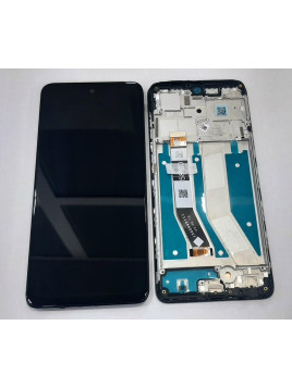 Pantalla lcd para Motorola Moto G73 5D68C22272 mas tactil negro mas marco negro Service Pack