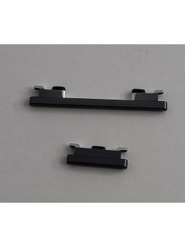 Set 2 botones negros para Xiaomi Mi Note 10 Lite calidad premium