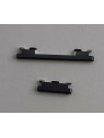 Set 2 botones negros para Xiaomi Mi Note 10 Lite calidad premium