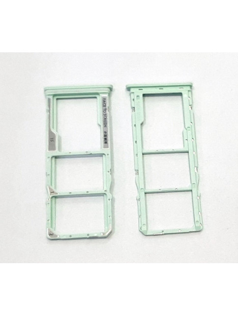 Soporte o bandeja dual sim verde para Xiaomi redmi A2 calidad premium