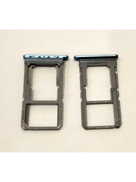 Soporte o bandeja dual sim azul para Oppo A77 5G CPH2339 calidad premium