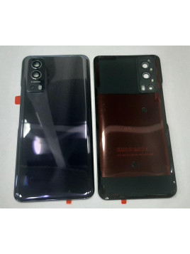 Tapa trasera o tapa bateria negra para Vivo Y72 5G V2041 mas cubierta camara