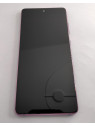 Pantalla TFT para Samsung Galaxy S20 FE 4G SM-G780 S20 FE 5G SM-G781 mas tactil negro mas marco purpura compatible