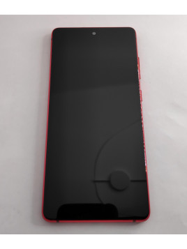 Pantalla TFT para Samsung Galaxy S20 FE 4G SM-G780 S20 FE 5G SM-G781 mas tactil negro mas marco rojo compatible