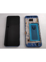 Pantalla TFT para Samsung Galaxy S8 Plus G955F mas tactil negro mas marco azul compatible