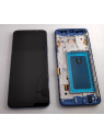 Pantalla TFT para Samsung Galaxy S9 PLUS SM-G965F mas tactil negro mas marco azul compatible