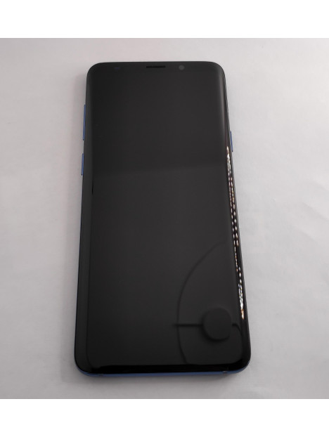 Pantalla lcd para Samsung Galaxy S9 PLUS SM-G965F mas tactil negro mas marco azul calidad premium
