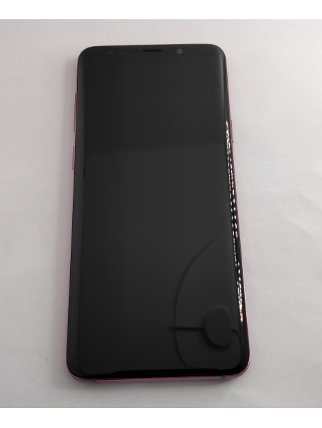 Pantalla lcd para Samsung Galaxy S9 PLUS SM-G965F mas tactil negro mas marco purpura calidad premium