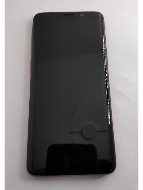 Pantalla oled para Samsung Galaxy S9 SM-G960F mas tactil negro mas marco purpura compatible