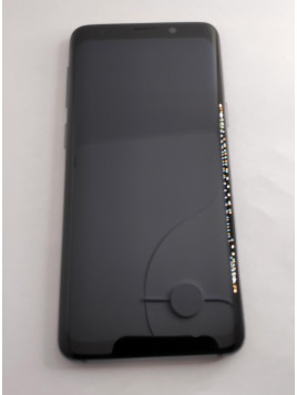 Pantalla oled para Samsung Galaxy S9 SM-G960F mas tactil negro mas marco plata compatible