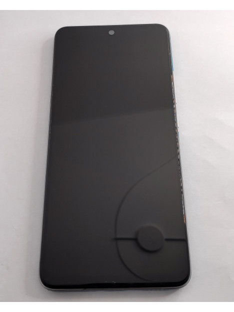 Pantalla lcd para Xiaomi Poco F5 Pro 5G mas tactil negro mas marco plata compatible