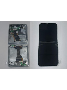 Pantalla lcd para Samsung Galaxy Z Flip 5 5G SM-F731B GH82-31828D mas tactil negro mas marco menta Service Pack
