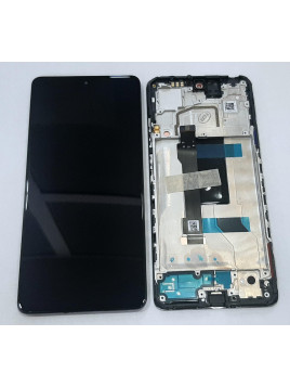 Pantalla lcd para Xiaomi Redmi Note 12 Pro 5G  5600010M1600 mas tactil negro mas marco negro Service Pack