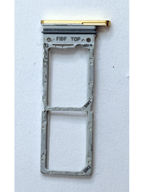 Soporte o bandeja sim dorada para Samsung Galaxy Z Fold 5 F946 calidad premium