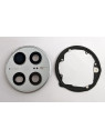 Cubierta camara plata para Huawei Mate 50 Pro mas cristal camara calidad premium