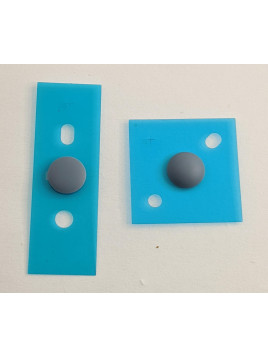 Set 2 almohadillas azul para Microsoft Surface Laptop 3 15" calidad premium