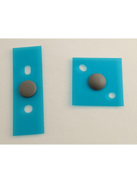 Set 2 almohadillas plata para Microsoft Surface Laptop 3 15" calidad premium