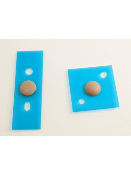 Set 2 almohadillas doradas para Microsoft Surface Laptop 3 15" calidad premium