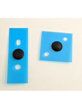 Set 2 almohadillas negras para Microsoft Surface Laptop 3 15" calidad premium