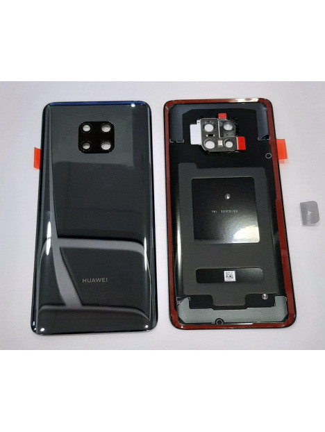 Tapa trasera o tapa bateria negra paraHuawei Mate 20 Pro 02352GDC 02352GCG mas cubierta camara Service Pack