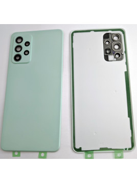Tapa trasera o tapa batería verde para Samsung Galaxy A52s 5G A528B mas cubierta cristal