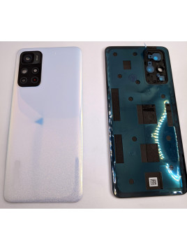 Tapa trasera o tapa bateria blanca para Xiaomi Redmi Note 11S 5G mas cubierta camara