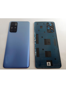 Tapa trasera o tapa bateria azul para Xiaomi Redmi Note 11S 5G mas cubierta camara
