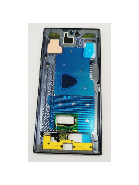 Carcasa o marco central azul oscuro para Samsung Galaxy Note 10 Plus GH96-12860A Service Pack