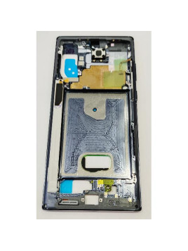Carcasa o marco central azul oscuro para Samsung Galaxy Note 10 Plus GH96-12860A Service Pack