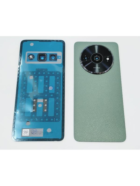 Tapa trasera o tapa bateria verde para Xiaomi Redmi A3 con lente de camara