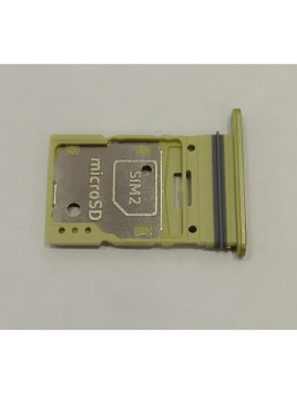 Soporte o bandeja sim amarilla para Samsung Galaxy A35 5G SM-A356 GH98-48993D Service Pack