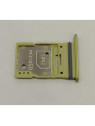 Soporte o bandeja sim amarilla para Samsung Galaxy A35 5G SM-A356 GH98-48993D Service Pack