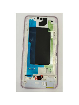 Carcasa o marco central morado para Samsung Galaxy A35 5G SM-A356 GH82-34225C Service Pack