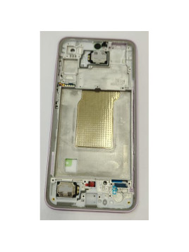 Carcasa o marco central morado para Samsung Galaxy A35 5G SM-A356 GH82-34225C Service Pack