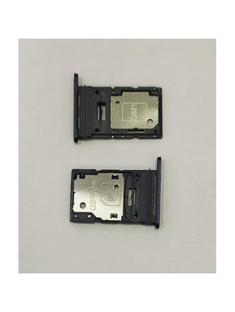Soporte o bandeja sim negra Dual sim para Samsung Galaxy A35 5G SM-A356 GH98-48993A Service Pack