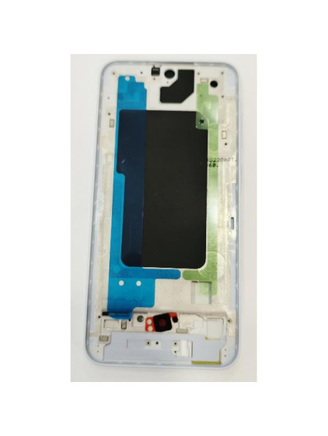 Carcasa o marco central azul para Samsung Galaxy A35 5G SM-A356B GH82-34225B Service Pack