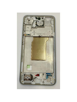 Carcasa o marco central azul para Samsung Galaxy A35 5G SM-A356B GH82-34225B Service Pack