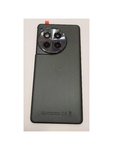 Tapa trasera o tapa bateria negra para Oneplus 12R 5G mas lente de camara