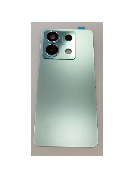 Tapa trasera o tapa bateria verde para Xiaomi Redmi Note 13 Pro 5G mas lente de camara