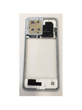 Carcasa o marco trasero azul claro para Motorola Moto G84 5G