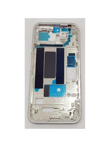 Carcasa o marco central plata para Google Pixel 8A 5G