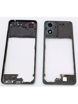 Carcasa o marco central verde para Motorola Moto G04