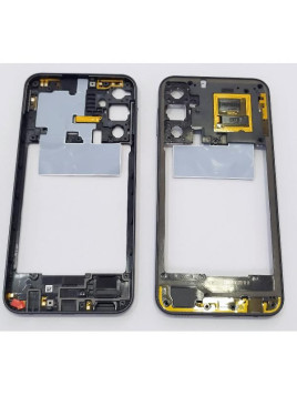 Carcasa o marco central negro para Samsung Galaxy A24 4G A245F