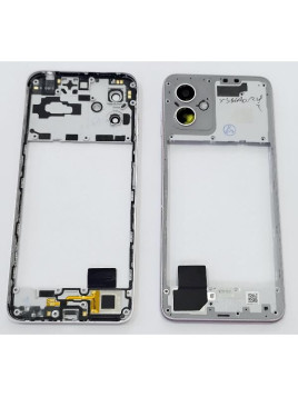 Carcasa o marco central blanco para Motorola Moto G14