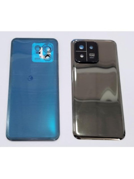 Tapa trasera o tapa bateria negra sin logo para Xiaomi 13 con lente de camara