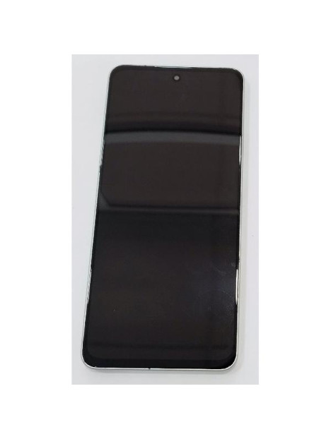 Pantalla lcd para Realme C67 4G mas tactil negro con marco verde compatible